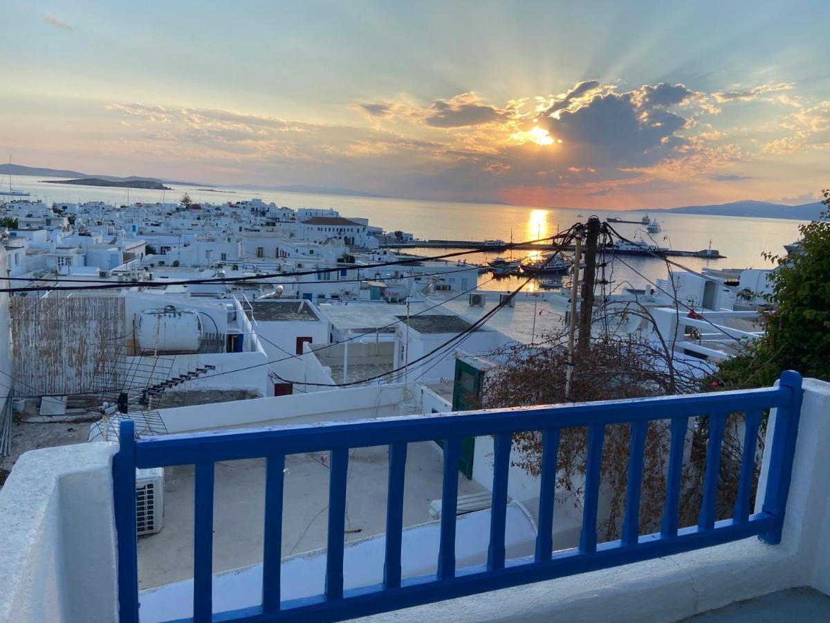 Elenitas Town House With Veranda And Sea View Mykonos Town Luaran gambar