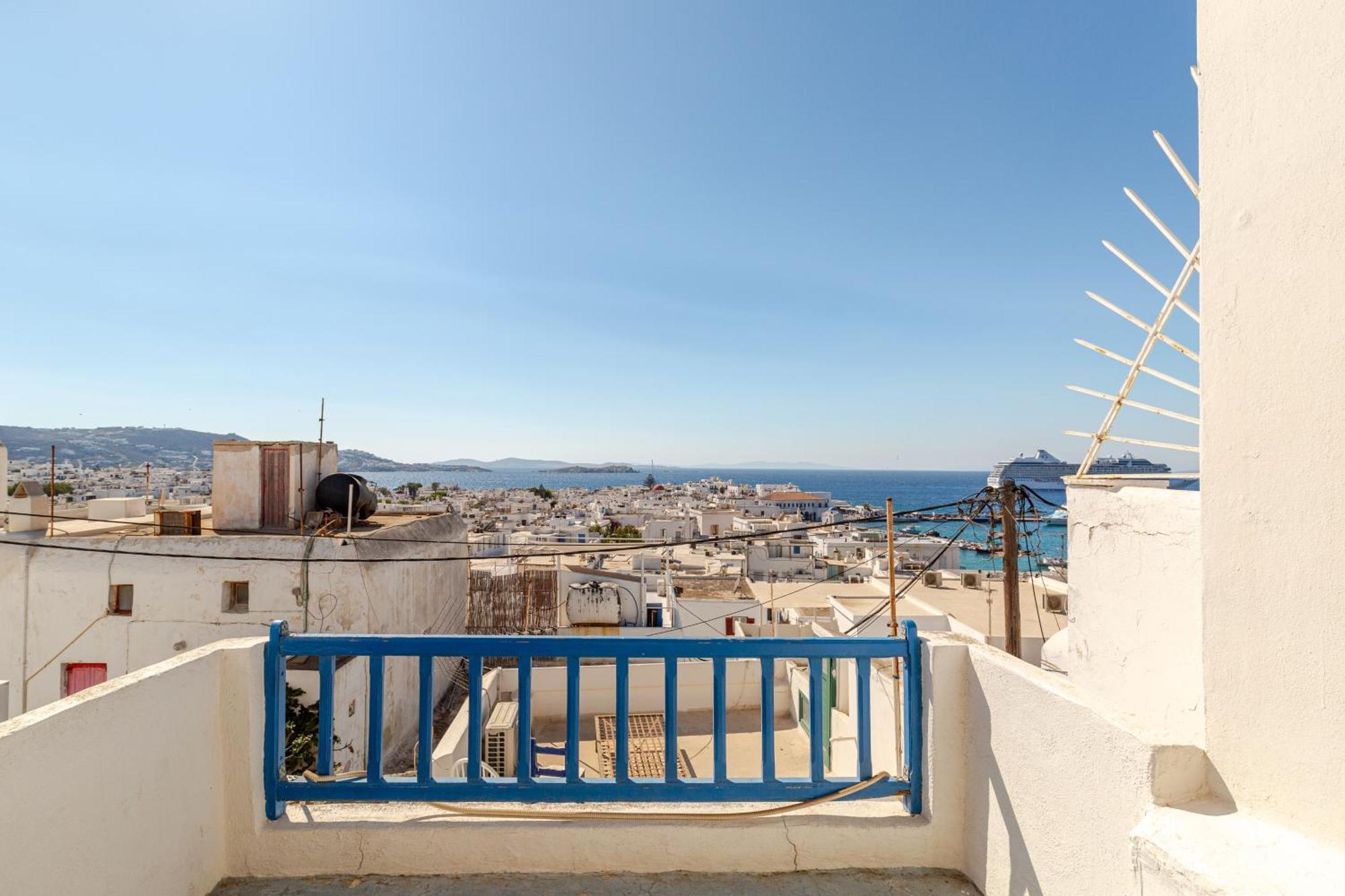 Elenitas Town House With Veranda And Sea View Mykonos Town Luaran gambar