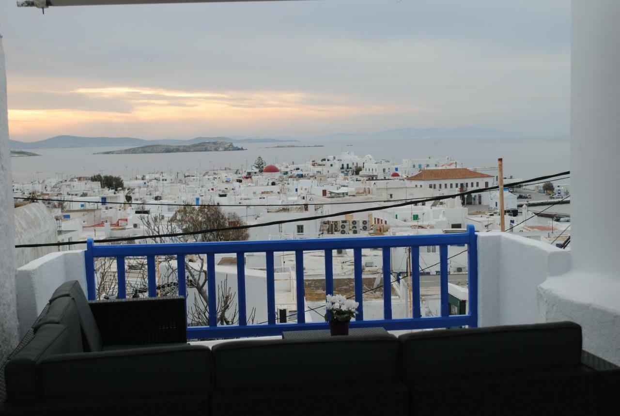 Elenitas Town House With Veranda And Sea View Mykonos Town Luaran gambar