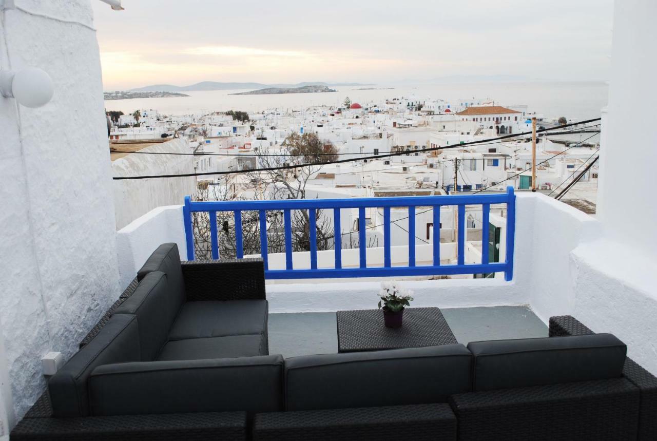 Elenitas Town House With Veranda And Sea View Mykonos Town Luaran gambar